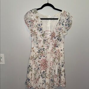 Native Daughters Floral Ruffle Dress